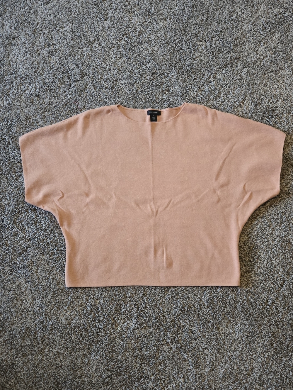 Halogen Blush Boxy Knit Top